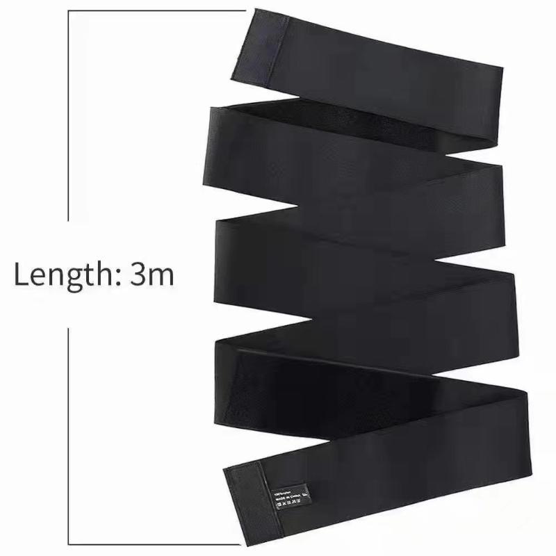 Waist Trainer for Women Adjustable Sweat Wrap Bandage Tummy Trimmer Belt for Gym Workout Fitness 