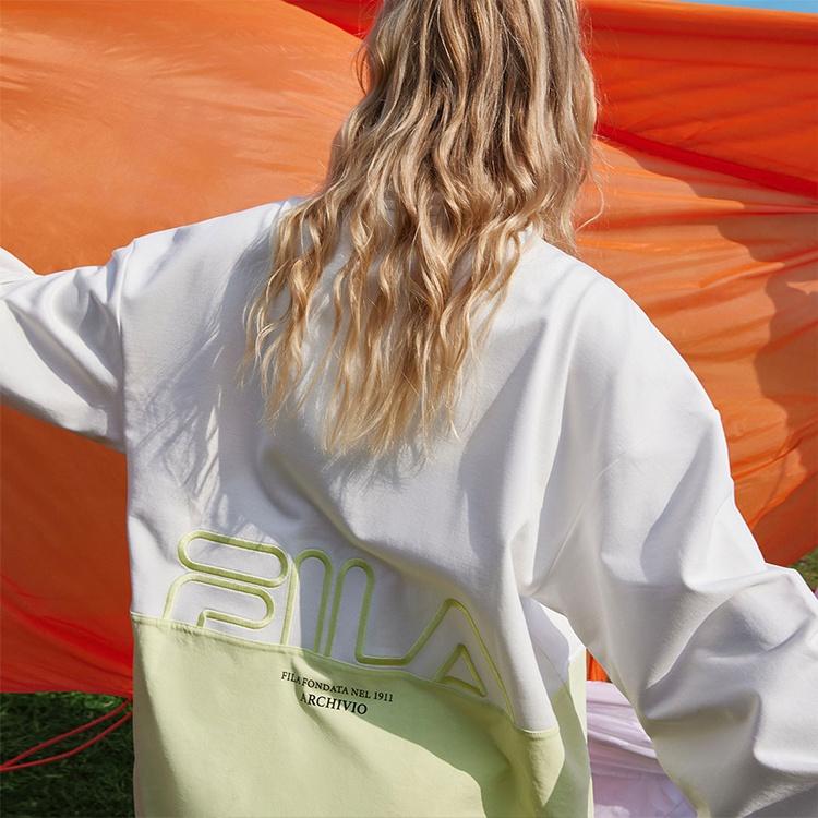 Fila Sweatshirt Women's Flowing Year White F11W219215F-WT