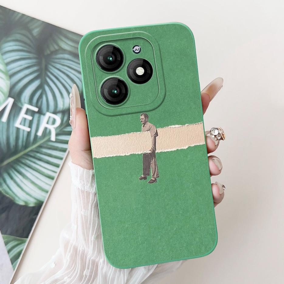 For Itel A70 Case A665L Cute Panda Cartoon Cover Soft Silicone Shockproof Phone Case Fopr Itel A70 A 70 ItelA70 Back Cover Shell
