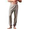 Letter Casual Comfortable Sleep Pants Men Bottoms Medium-Gray NM2851-032