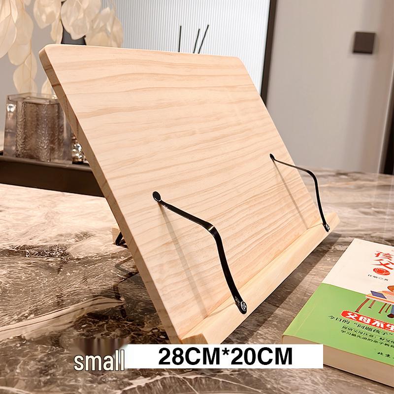 Adjustable Solid Wood Reading Rack for Students & Adults