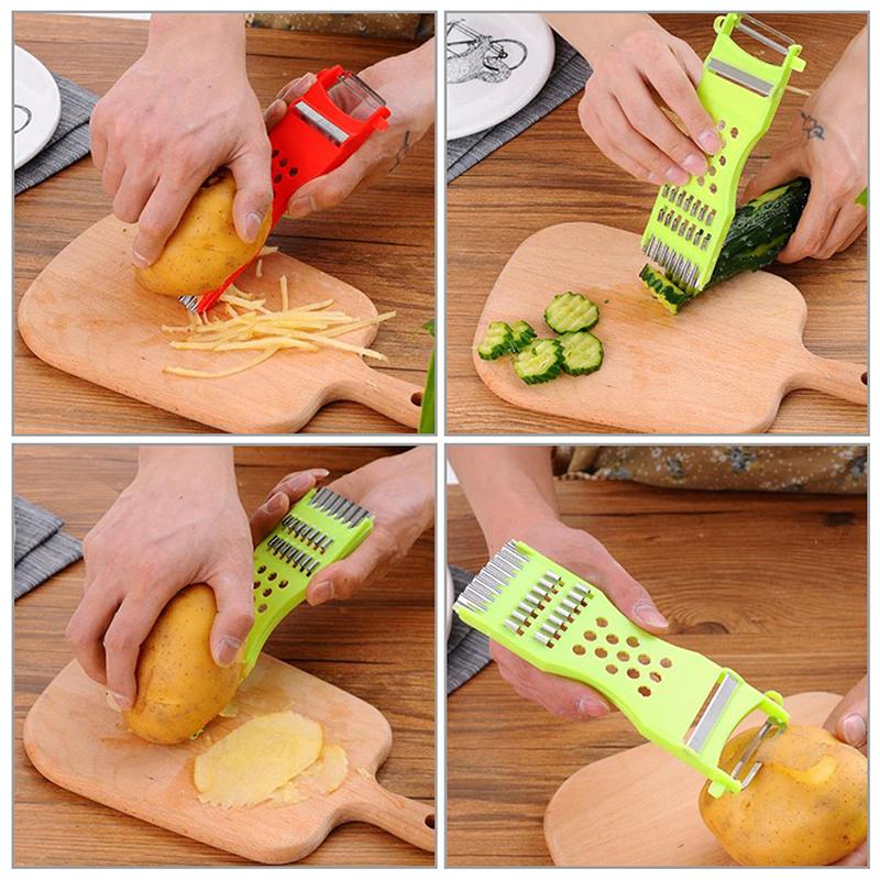 Large Multi-Functional Five-In-One Chopper Peeler Vegetable Shredded Tool