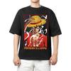 2026 New One Piece Monkey D Luffy Haki Gear 5 Printed Short Sleeve Tshirt Mens and Womens Tshirt Mens Tops Sports Tshirt