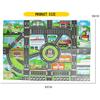 City Parking Lot Roadmap Map DIY Car Model Toys Climbing Mats English Version Kids Toys