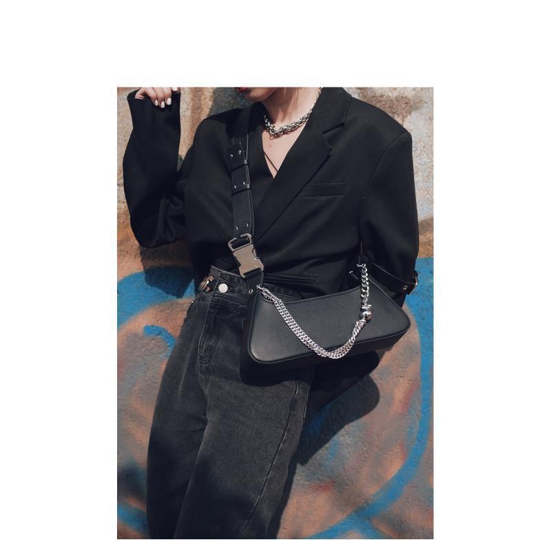 

Модные сумки на ремне для женщин, повседневные сумки через плечо для женщин, однотонные простые кожаные сумки