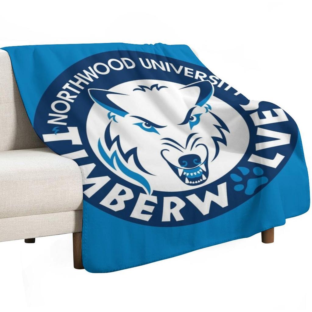 Northwood Timberwolves Throw Blanket Modern Design Soft Blanket for Home Decor