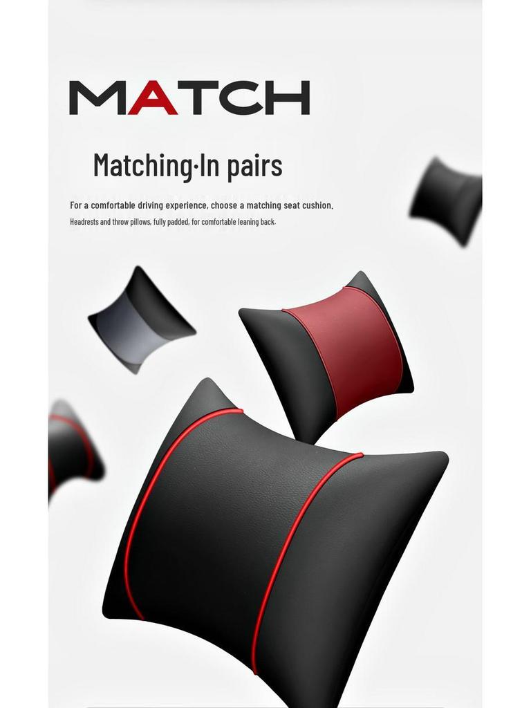 Universal Leather Car Seat Cushion for 5-Seaters - All-Season Fit