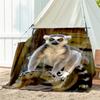1pc animal pattern blanket, all season lightweight home office outdoor nap multifunctional blanket