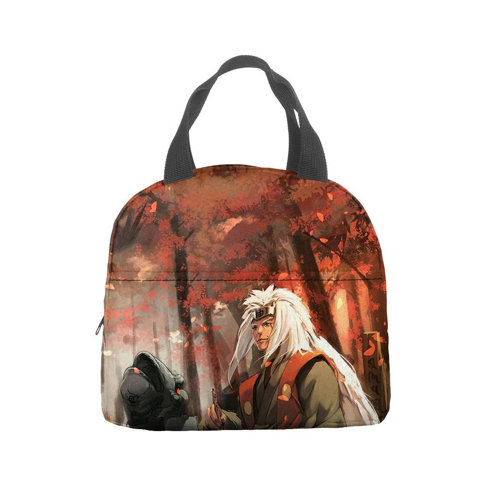 Naruto Lunch Bag, Student With Rice Insulation Bag, Large Capacity Portable Lunch Insulation Bag, Bento Bag, Outdoor Bag.