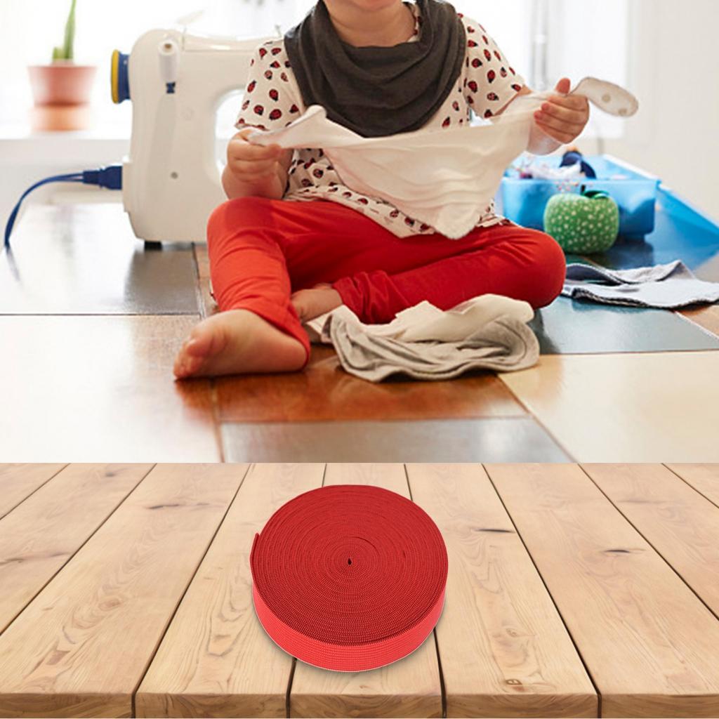 2cm*5m Barevný Nylon Nejvyšší Elastické Pásky Oděvní Kalhoty Šicí Příslušenství