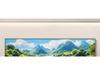 Mountain Landscape Decorative Wall Hanging: Flowing Water Wealth for Living Room or Office