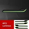 Luminous Door Handle Sticker for Tesla Model 3/Y/YL Highland Juniper Protective Invisible Protector Film 4PCS Car Accessories