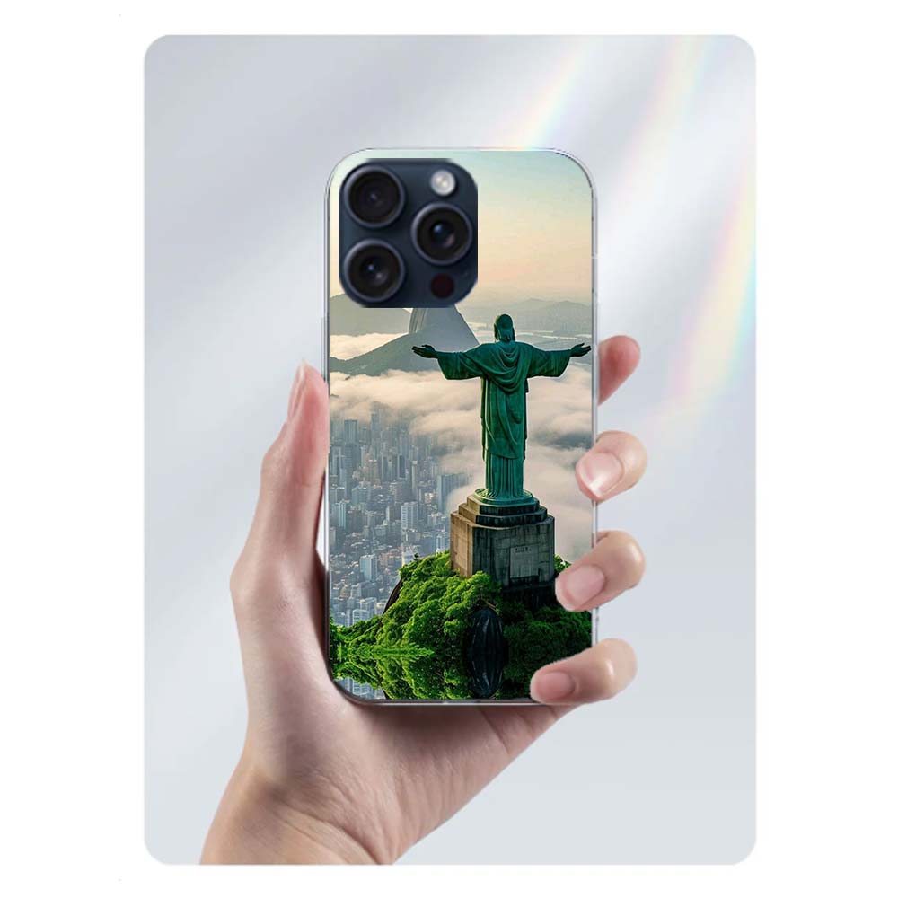 

City Brazil Rio de Janeiro Clear Phone Case For Iphone 17 Air 16 Pro Max 15 Pro 14 Plus 17E 16E 11 13 12 Mini Cover Cases Fundas iPhone 12 Pro Max