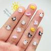100Pcs New Cute Resin Cartoon Animal Series Flat Back Ornament Jewelry Making Manicure Hairwear Accessories A39