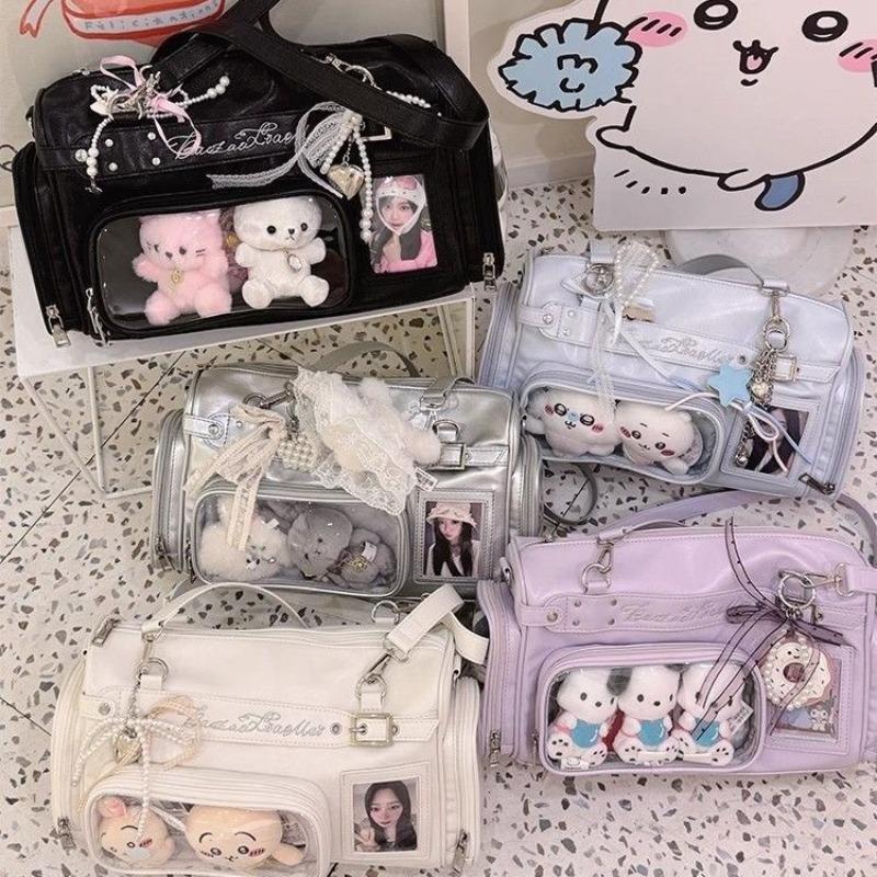 Mürrische Xiaomei Originaltasche Nischen-Schmerztasche Vielseitig Lässig Handtasche Umhängetasche Transparent Koharu Stadt Sternenjagd