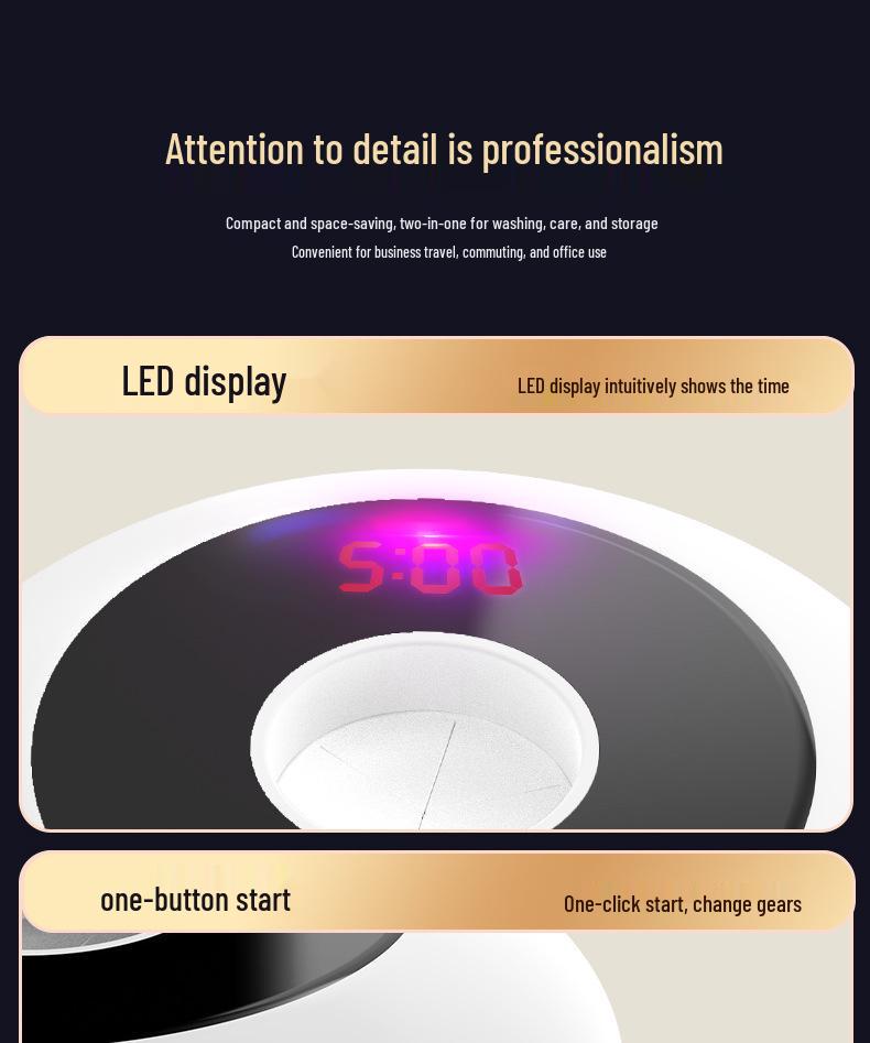Cross-border UV & Ultrasonic Denture, Watch, and Jewelry Cleaner