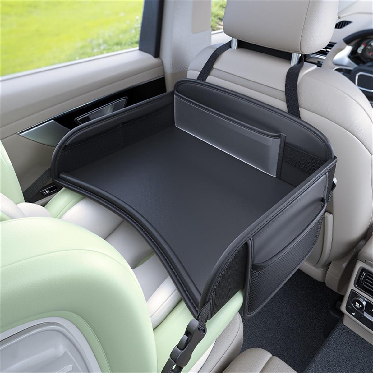 Kids Travel Seat Tray For Car Children s Toy Storage Dining Table Large Tabletop With Multiple Storage Pocket Organizer