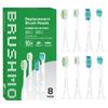 Brushmo Compatible Brushes for Philips Sonicare Electric Mixed Pack of 8 Toothbrushes,