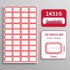 Self-Adhesive Name & Classification Label Stickers - 50 Sheets, Office Blank Handwritten Labels