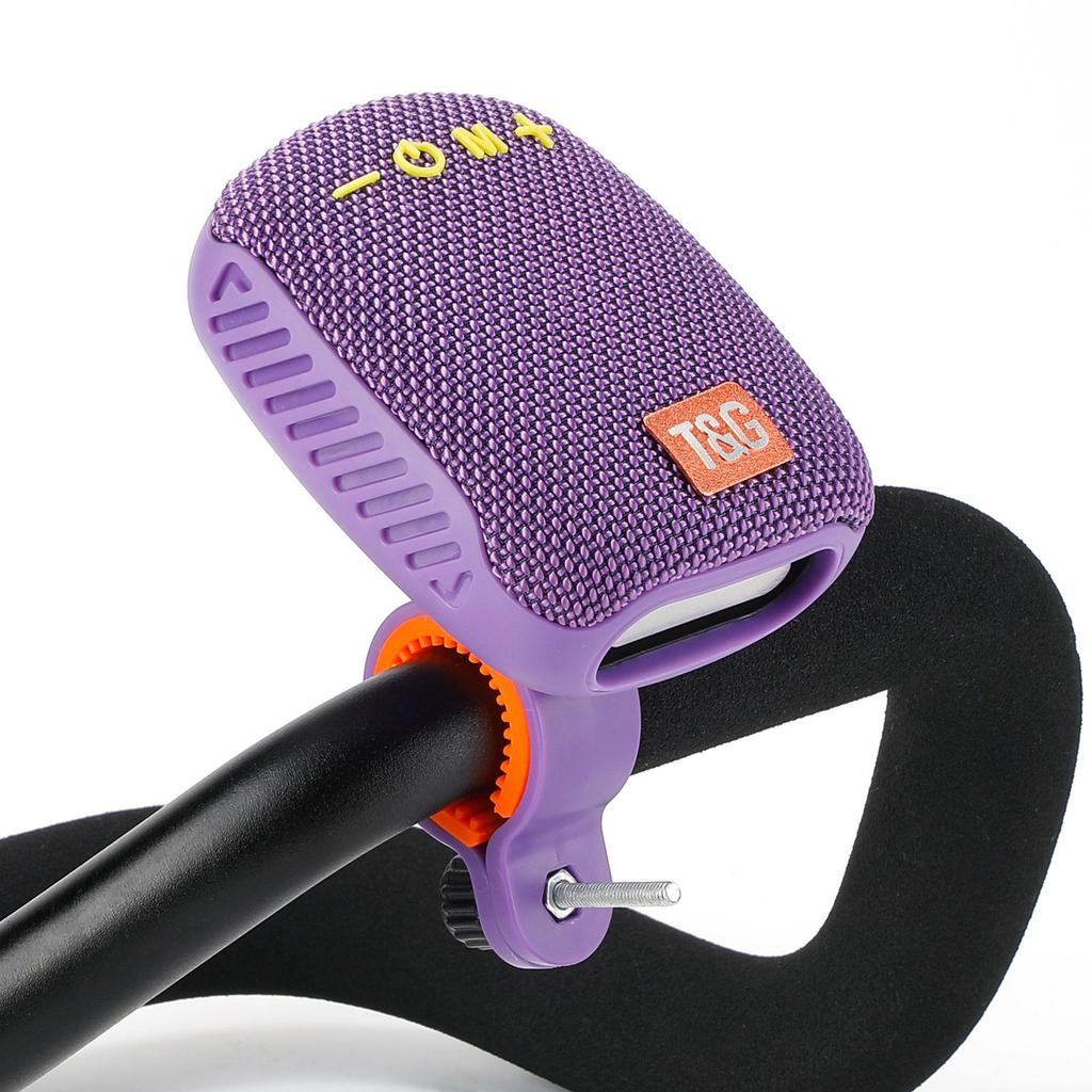 Waterproof Bluetooth Cycling Speaker with Mount - Portable Wireless Subwoofer & Card Slot