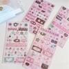 Strawberry Star Musical Note Stickers DIY Sticker For Phone Camera Luggage Earphone Decoration Handmade Materials Stickers
