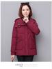 New red down jacket women's medium and long senior middle-aged small white duck down loose fashion coat