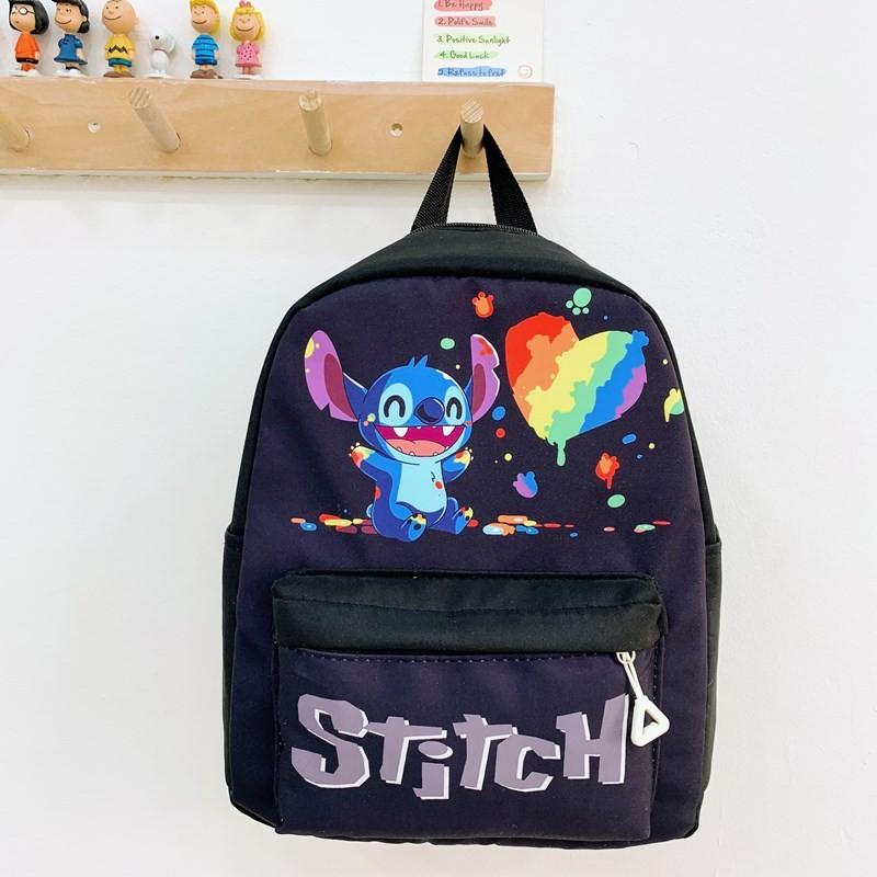 Trendy Cartoon Patterned Stitching Backpack For Boys And Girls Age 3 To 6 Years