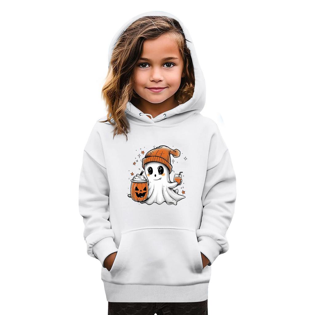 Sweatshirts For Teen Girls Hoodies Long Sleeve Drawstring Pullover Cute Oversized Hoodie Halloween Day