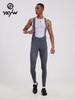 YKYW Men's Breathable Sweat-Wicking Cycling Bib Shorts with Double Arrow Padded Seat