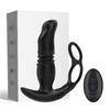 Teleskopisk analvibrator sexleketøy for menn app fjernkontroll prostata massasjeapparat Bluetooth dildo vibrator buttplugg forsinkelse Ejakulasjonsring