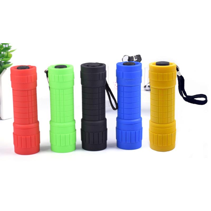 LED Mini Portable Flashlight - White Light, Battery-Powered, Compact, Outdoor Use