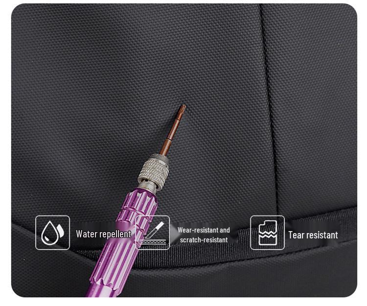 1-Piece Men's Large Capacity Travel Backpack: Business, Commute, Student, Computer, Shoulder Bag