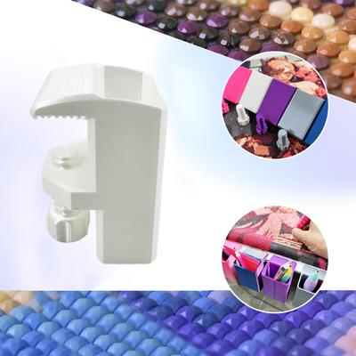 Diamond Painting Organizer with Detachable Clamp Heavy-Duty Desk Pen Holder Diamond Painting Tool Box for Pens Markers Brushes