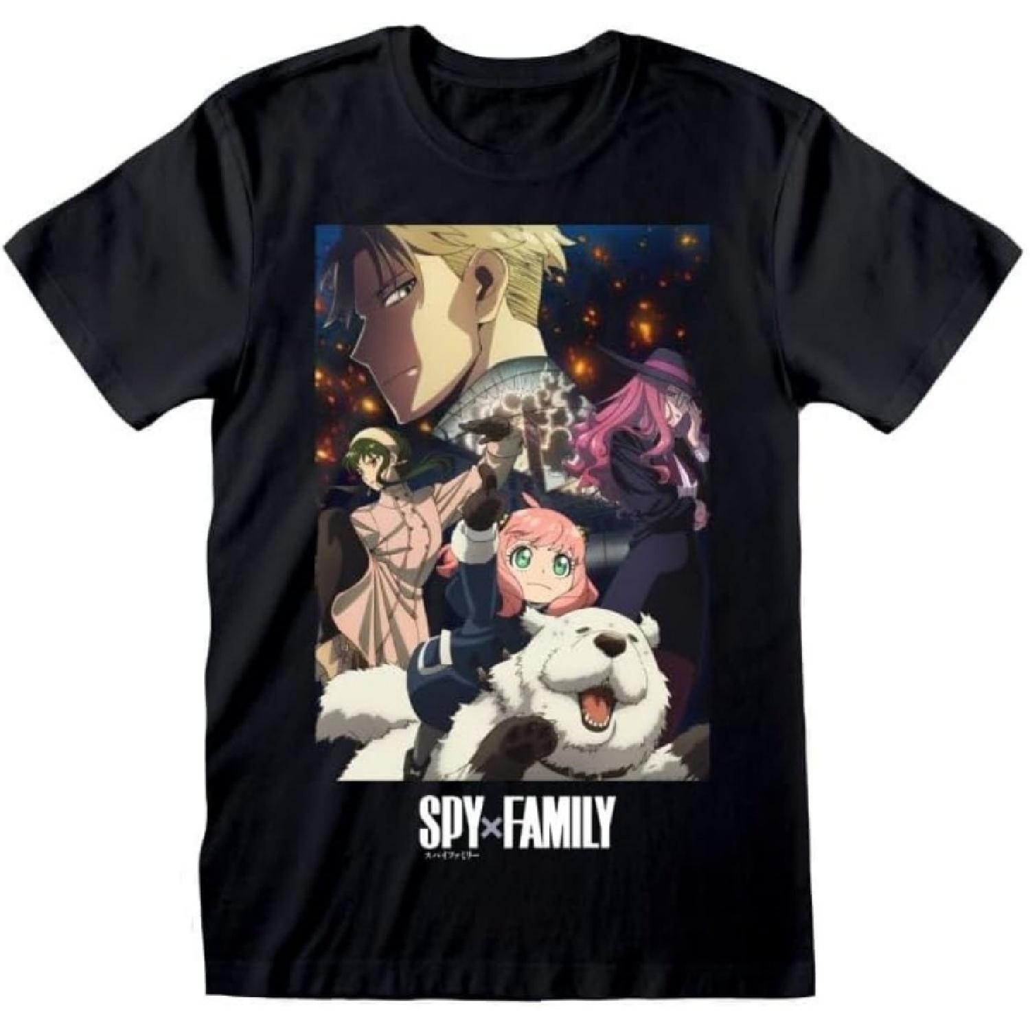 Spy x Family Family Joy Men s T-Shirt Black Regular S