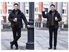 Men's 2025 Winter Goose Down Puffer Jacket - Casual Loose Fit, Cold Protection, Plus Size, Dad's Style