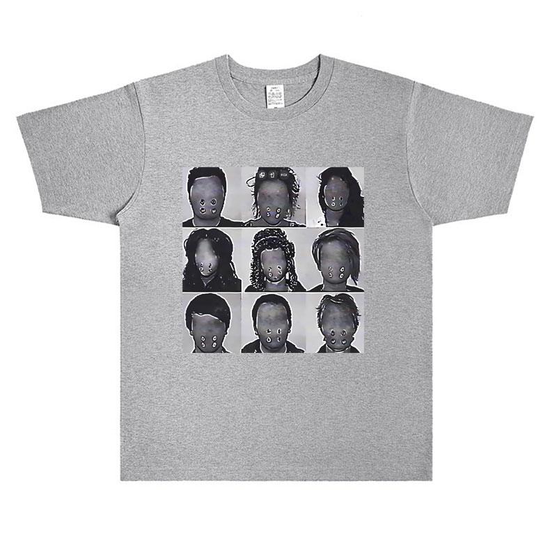 Rapper Ken Carson A Great Chaos Mugshot Tričko Rap Playboi Carti Opium Merch Trička Pánské Hip Hop Vintage Oversized Trička
