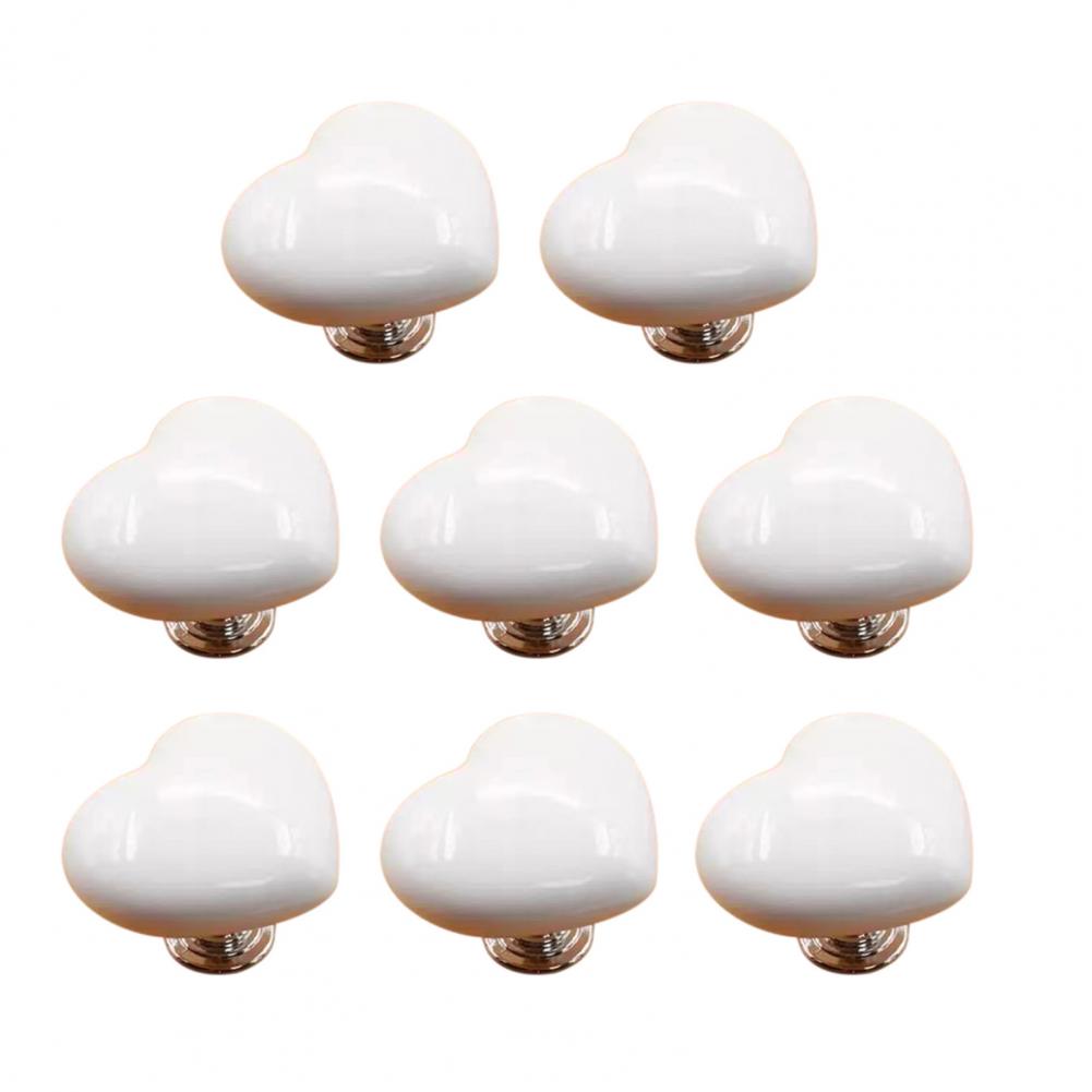 Toilet Button Heart-shaped Toilet Flush Button Replacement Set Easy Installation Reusable Clean Hygienic Toilet Press Buttons