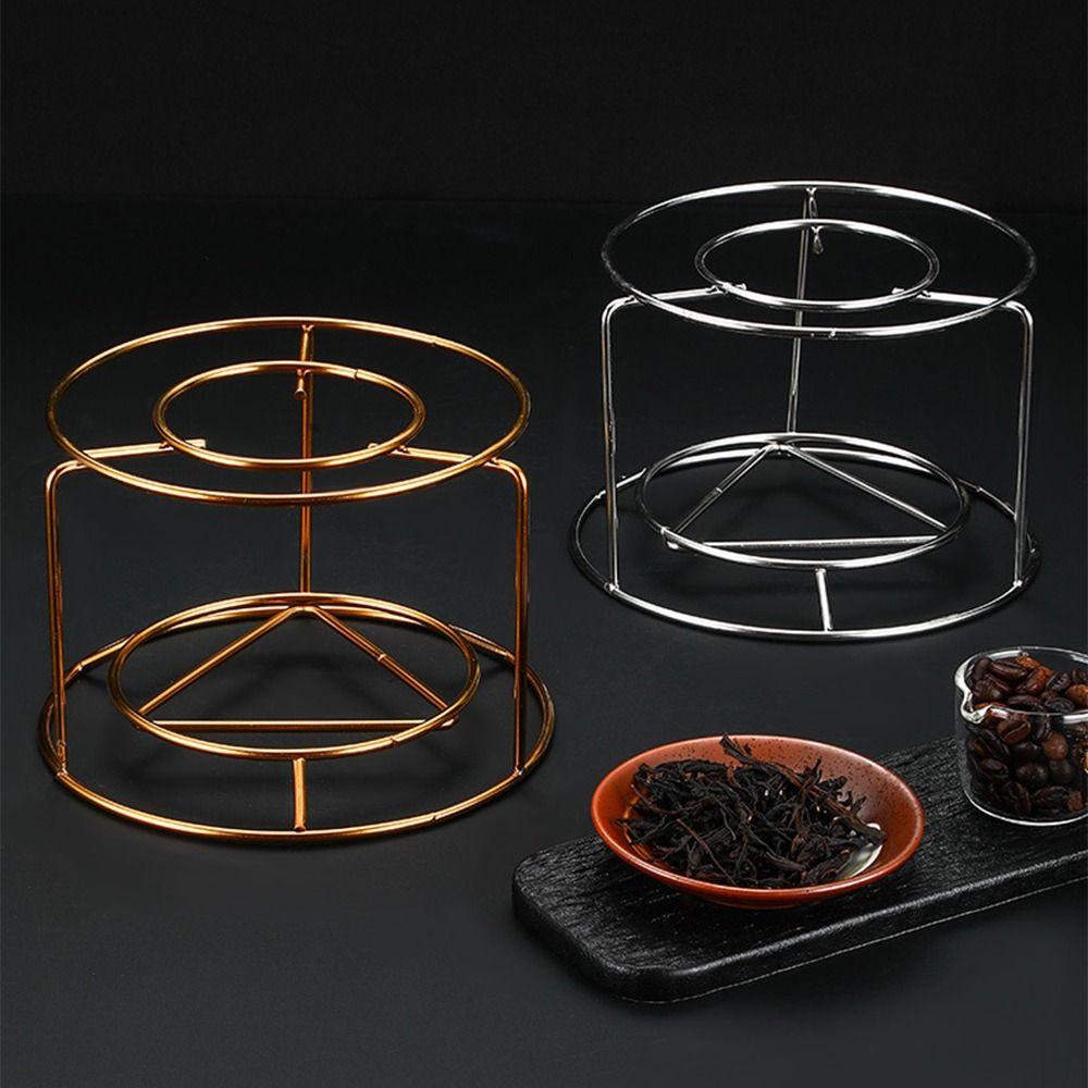 Stainless Steel Stoves Pot Holder Household Coffee Pot Bracket Cooking Pot Rack Outdoor Supplies