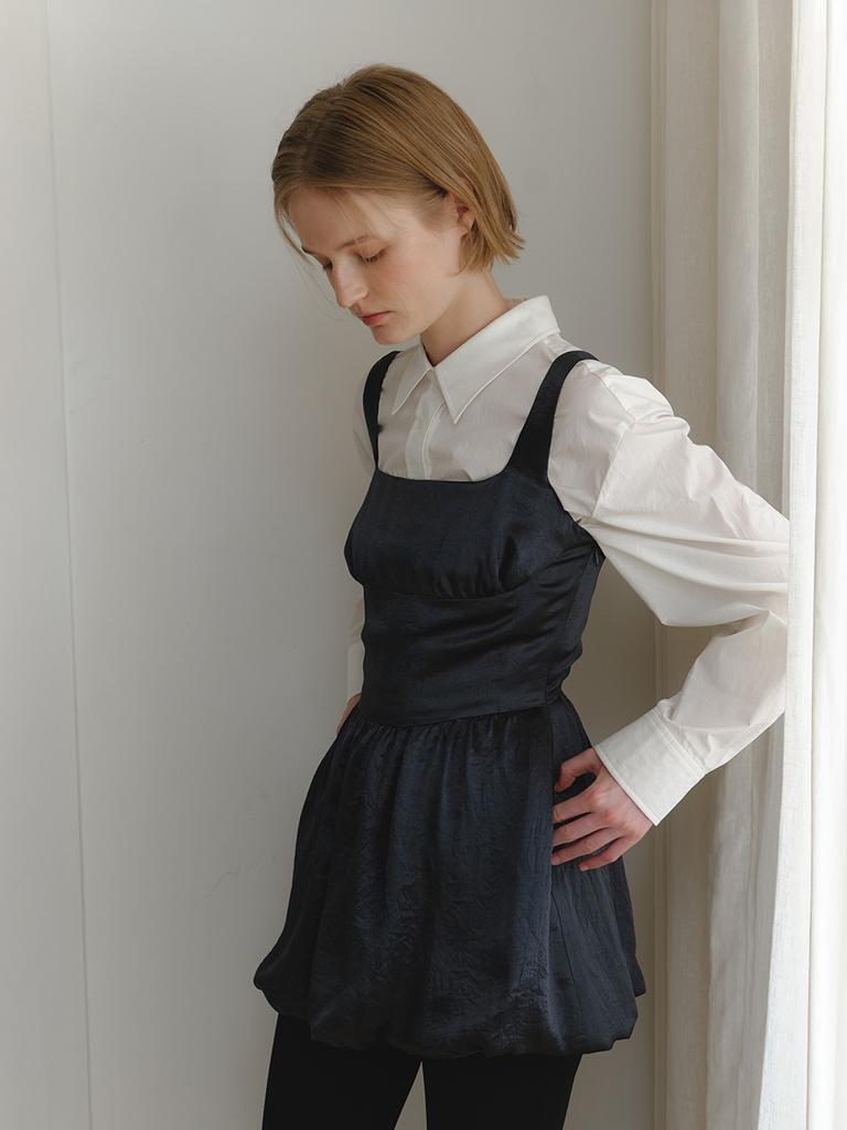 LEEJEE Moonlit Bustier Dress (2Colors)