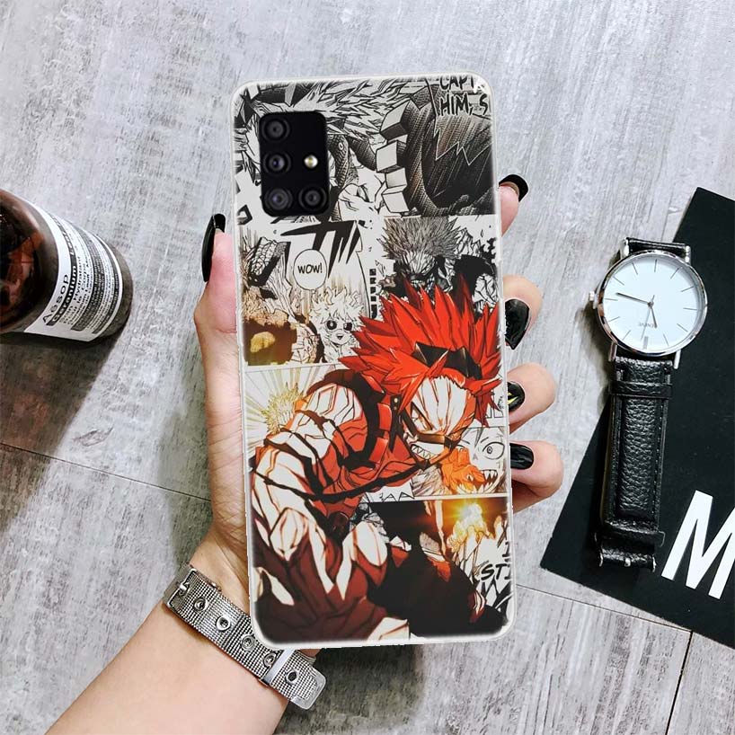 My Hero Academia Deku Phone Case For Samsung Galaxy A12 A22 A32 A42 A52 A72 A51 A71 5G A41 A31 A21 A02S M12 M21 M31 M30S Fundas