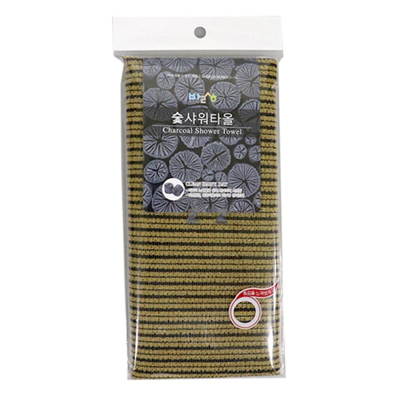 Shower Towel, Towel, Shower Ball, Foam Body Towel, Charcoal 1pWB93830