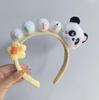 Adorable 2026 Panda Hair Accessory: Cute Round Headband & Funny Clip for Girly Wash Face Routine