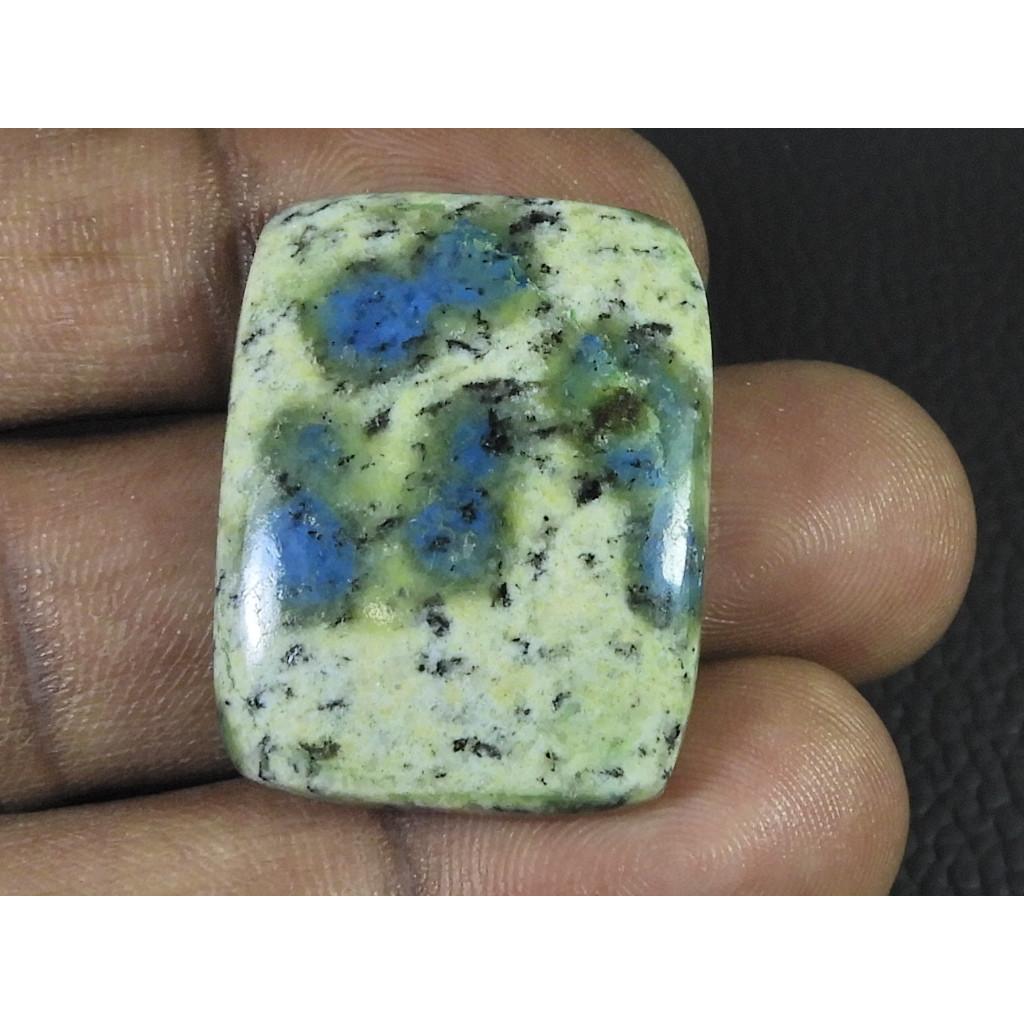 

47Cts. Natural K2 Azurite Octagon Cabochon Loose Gemstone 24X31X06 MM B-386
