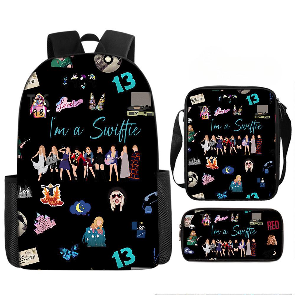 Taylor Swift Alison Bedruckter Rucksack Schultasche Umhängetasche Tasche Bleistift