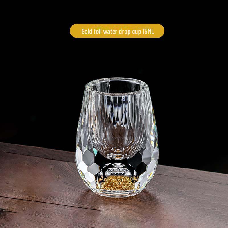 Wine Dispenser Cup with Scaled Thick Bottom, 7-Shaped Handle, Glass for White Wine - Perfect for Home or Commercial Use