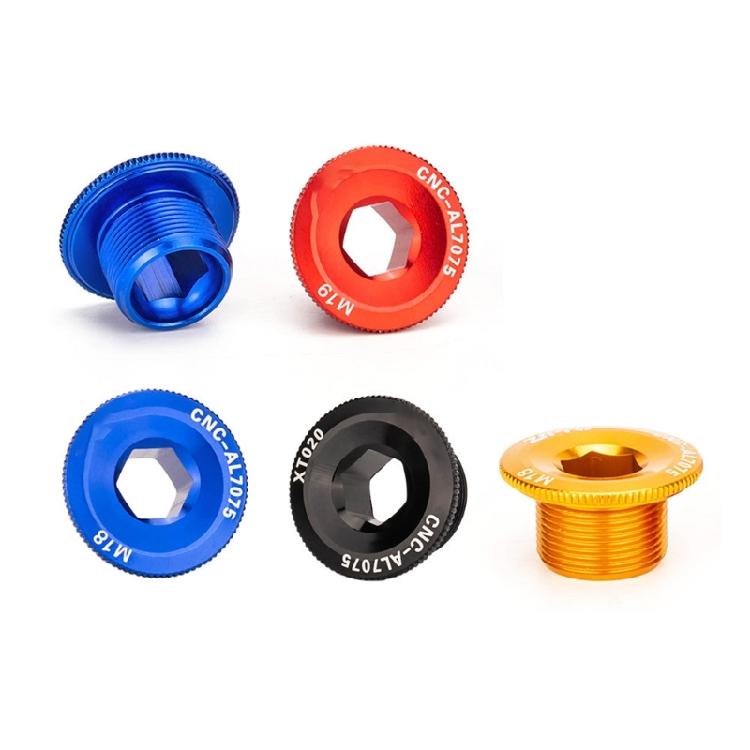 Bicycles Crank Caps Cover Bikes Crankset Arm Fixing Bolts Aluminum Alloy Bike Crank Screw Bicycles Crankset Screw Caps