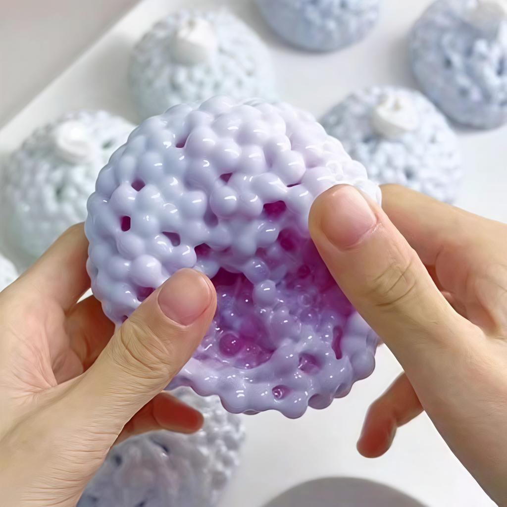 Glitter Dumpling Squishy with Box Dumplings Sensory Squeeze Toy for Stress Relief ASMR Children Adult Birthday Gifts Party Favor