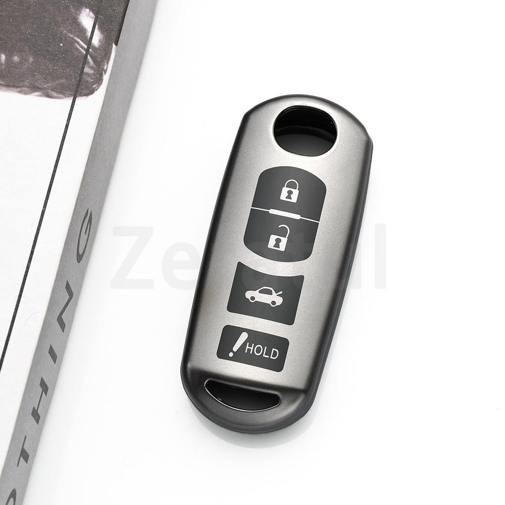 Auto Keyless Fob Shell Bag For Mazda Cx5 Cx7 Cx-9 Cx8 Cx-3 Cx3 Cx-5 2 3 5 6 Bl Bm Gj Atenza Axela Demio Tpu Car Key Case Cover
