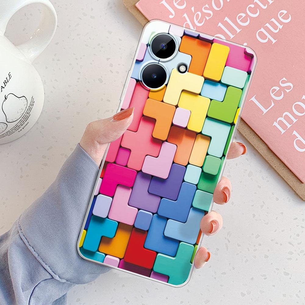 Per Custodia Realme Note 60 Per Copertura Realme Note 50 Bumper Antiurto Trasparente Morbido Silicone Custodia Telefono per Realme Note60 50 Funda