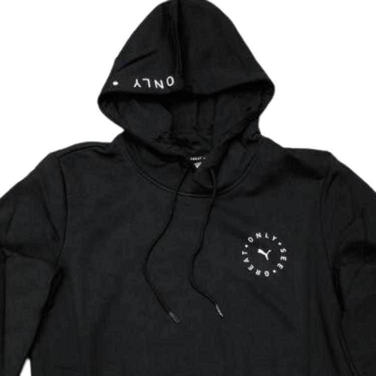Puma Sweatshirts Men's Black Hooded Moderate 598931-01